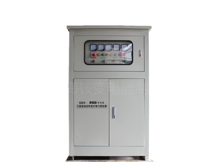 三相380V油浸式大功率穩(wěn)壓器60KVA隧道設備用升壓器60KW變壓器備用風冷卻投入后